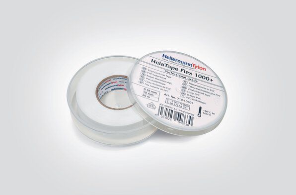 HellermannTyton 710-10609 Premium PVC-Isolierband 19x20, grau