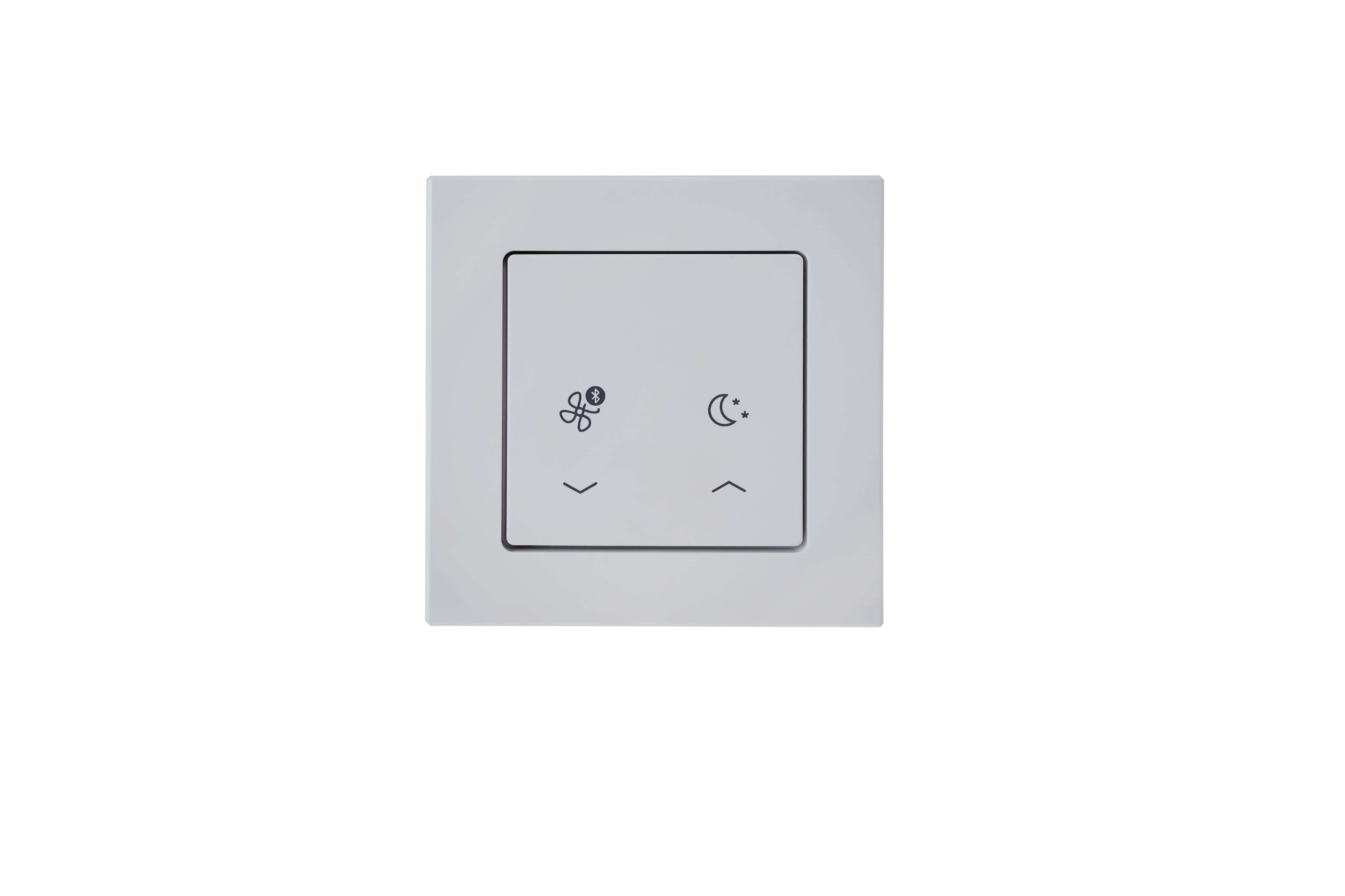 Zewotherm 14150004 ZEWO EcoControl F Netzteil, Steuerungseinheit für SmartFan F-BT, einschließlich 5 V Netzteil, kabellose Steuerung, Bluetooth-Verbindung, kompakte Bauweise, einfache Installation, weiß