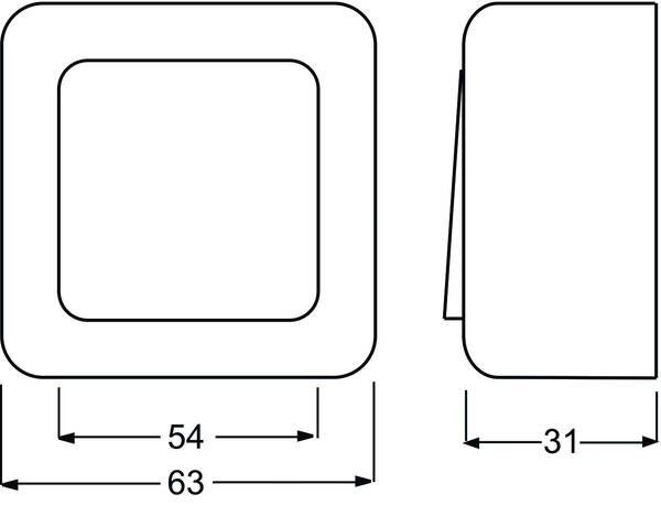 Busch-Jaeger 2601/2AP/11W-503 Aufputzschalter Aus 2-polig