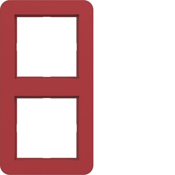 Hager WAD7200RG Rahmen 2-fach, C.1, rot glänzend