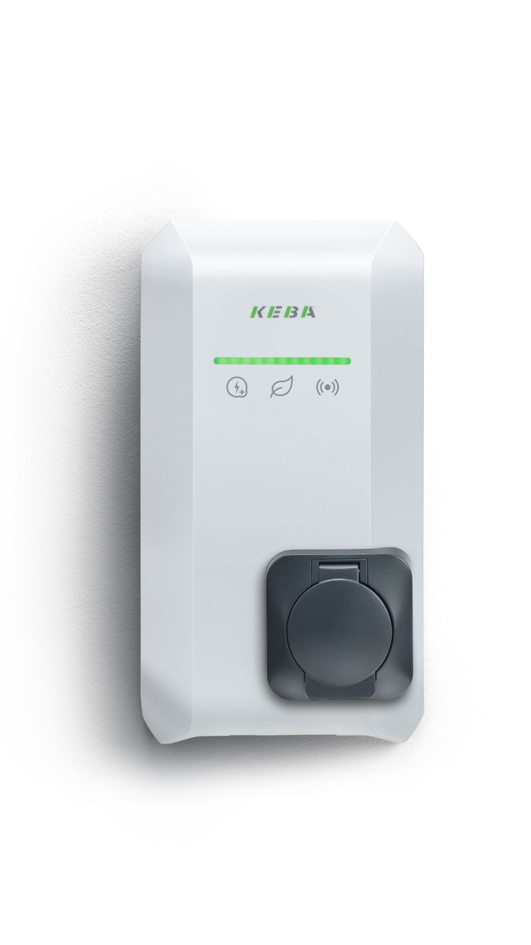 Keba 140170 KeContact P40 Socket, 11kW, 3 Phasig, BLE-WLAN, RFID, weiß