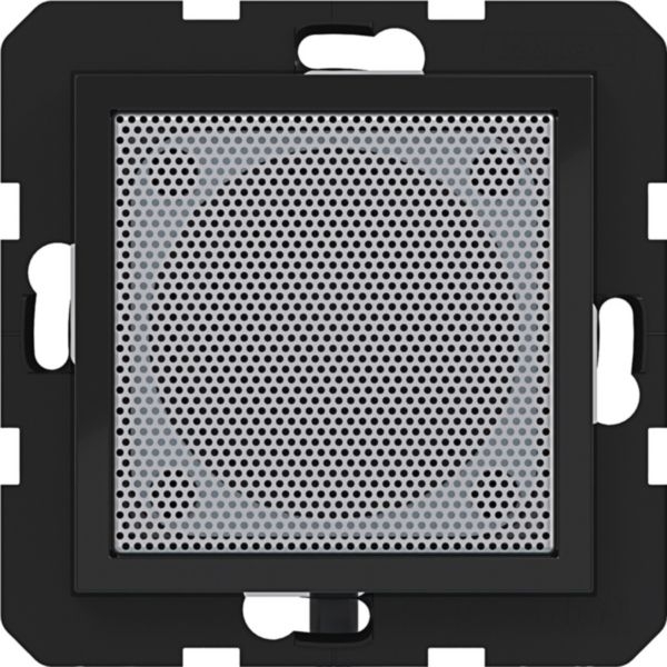 Hager WAN6211BG Lautsprecher für Radio Touch Unterputz, A.x/C.x, nachtschwarz glänzend