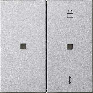 Gira 538126 S3000 Jalousie- und Schaltuhr BT, System 55, Farbe alu