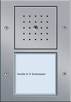 Gira 126200 TX44 Ruftaster 1fach für Türstation Unterputz