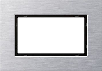 Gira 100117 Abdeckrahmen 1,5-fach, Gira Esprit, aluminium