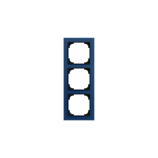 Busch-Jaeger 1723-4028-101 Rahmen 3-fach, Busch-art linear, blauglas