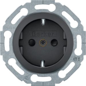 Berker MAN0100817 Steckdose, Serie 1930, softtouch, schwarz