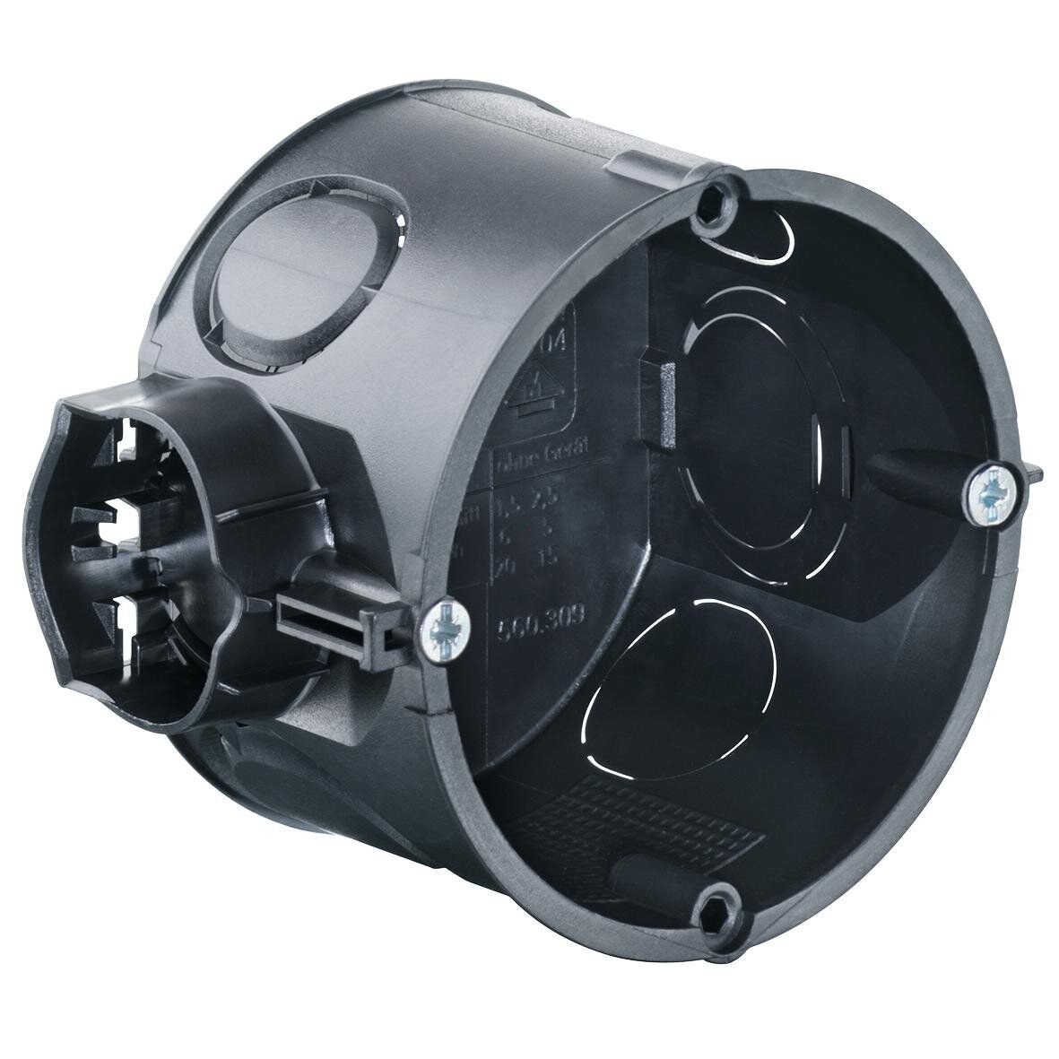 Kaiser 1056-04 Unterputz-Gerätedose Tiefe 46mm, mit Schrauben