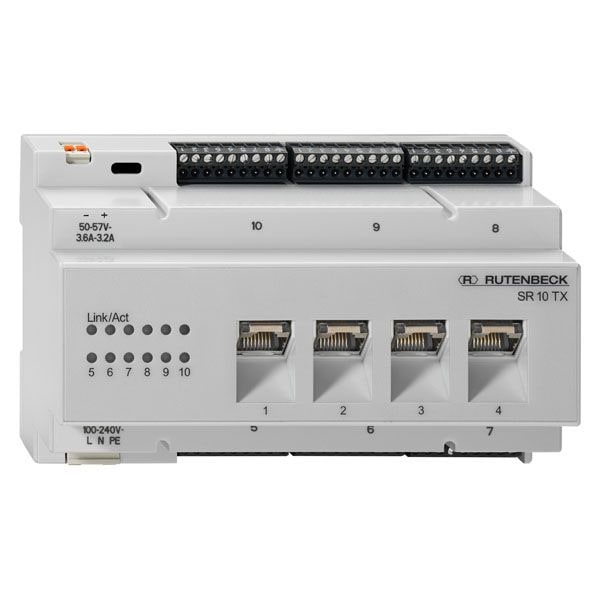 Rutenbeck 23510504 PoE-Gigabit-Switch SR10TXGB