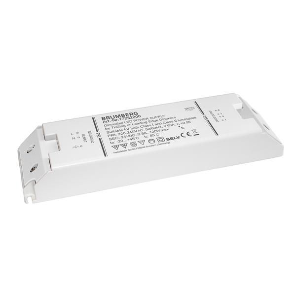 Brumberg 17232000 LED-Netzgerät 12-120 W, 24 V DC, IP20, dimmbar Phasenabschnitt