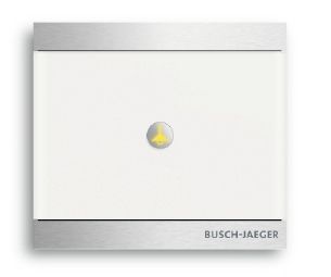 Busch-Jaeger 6349-860-101 Abschlussleiste unten mit Schriftzug, Busch-priOn