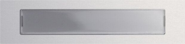 Gira 5547926 Ruftaste mit Beschriftungsfeld, System 106, aluminium