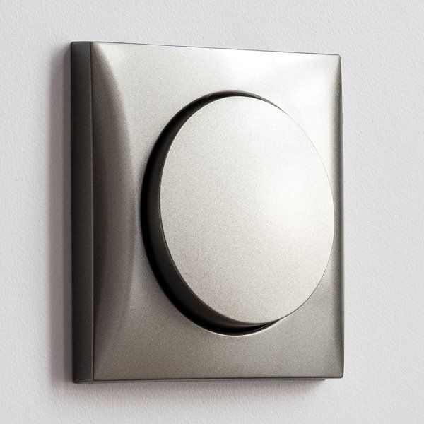 Berker 936562524 Wechselschalter, Integro Flow/Pure, edelstahl matt lackiert