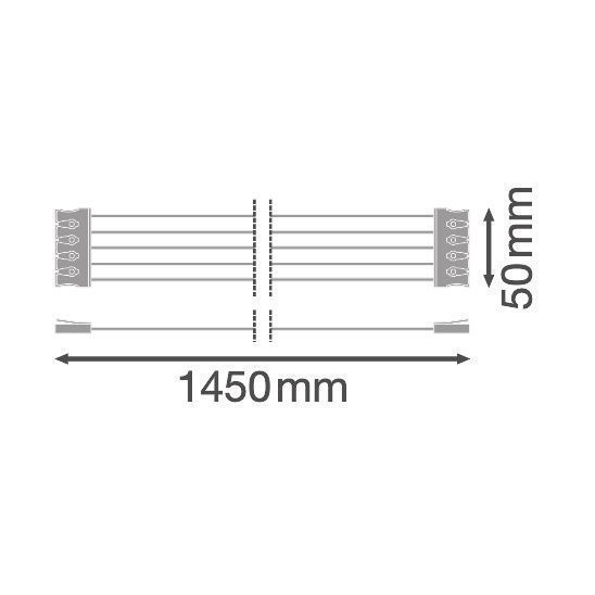 Ledvance 4058075695139 DAMP PROOF HOUSING Durchverdrahtungskit 1500 2xLAMP TH-KIT 5x2.5mm²