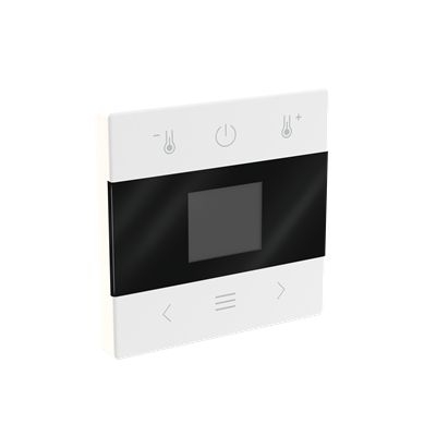 Busch-Jaeger 1794 MDRT-884 Zentralscheibe für Raumtemperaturregler mit Display, Bluetooth, Busch-Flextronics , studioweiß matt, Plattform 63