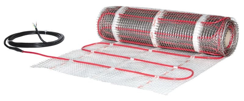 Devi 088L6374 ECFlex 75T Heizmatte, 230 V, 75 W/m² Fläche 6,5m², 0,75 x 8,7m, 475W