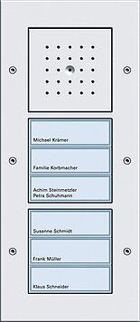 Gira 126300 TX44 Ruftaster 3fach für Türstation Unterputz