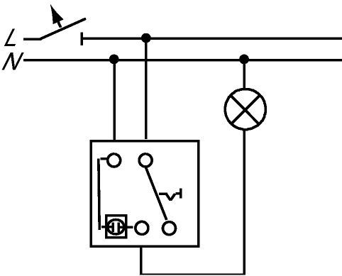 Busch-Jaeger 2400/6 USK Wippkontrollschalter-Einsatz, Aus- und Wechselschaltung, mit N-Klemme, 16AX
