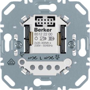 Berker 85122200 Universal-Schalteinsatz 2-fach 2-Draht