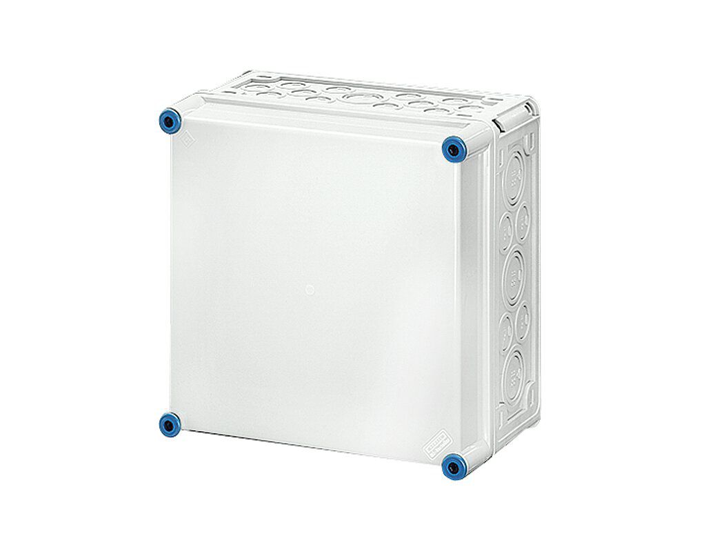 Hensel MI 0201 Mi-Leergehäuse 275x275x146mm n.durchsichtigem Deckel