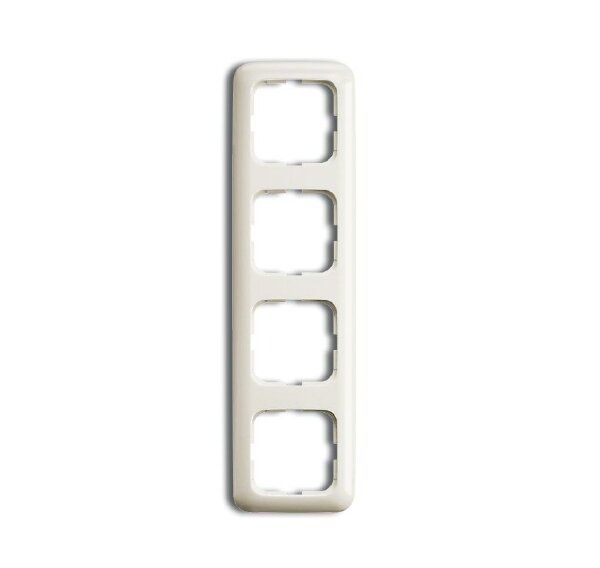 Busch-Jaeger 2514-212 Abdeckrahmen 4-fach, Duro 2000 SI, weiß glänzend