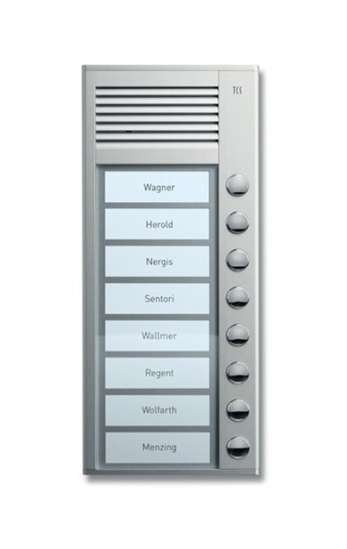TCS PPA08-EN/02 Sprechanlagen-Set Aufputz für 8 WE