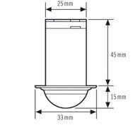 Esylux EP10426001 Mini-Einbau-Bewegungsmelder MD-C360i/8