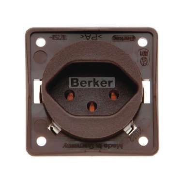 Berker 962492501 Steckdose 10A mit Schutzkontakt "Schweiz" Typ 13