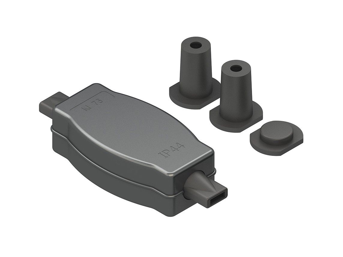 Kleinhuis HKL 73 Kombidose, IP44, 95x50x33 mm, schwarz