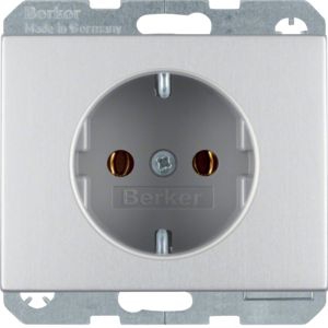 Berker 41157003 Schutzkontakt-Steckdose, K.5, Alu