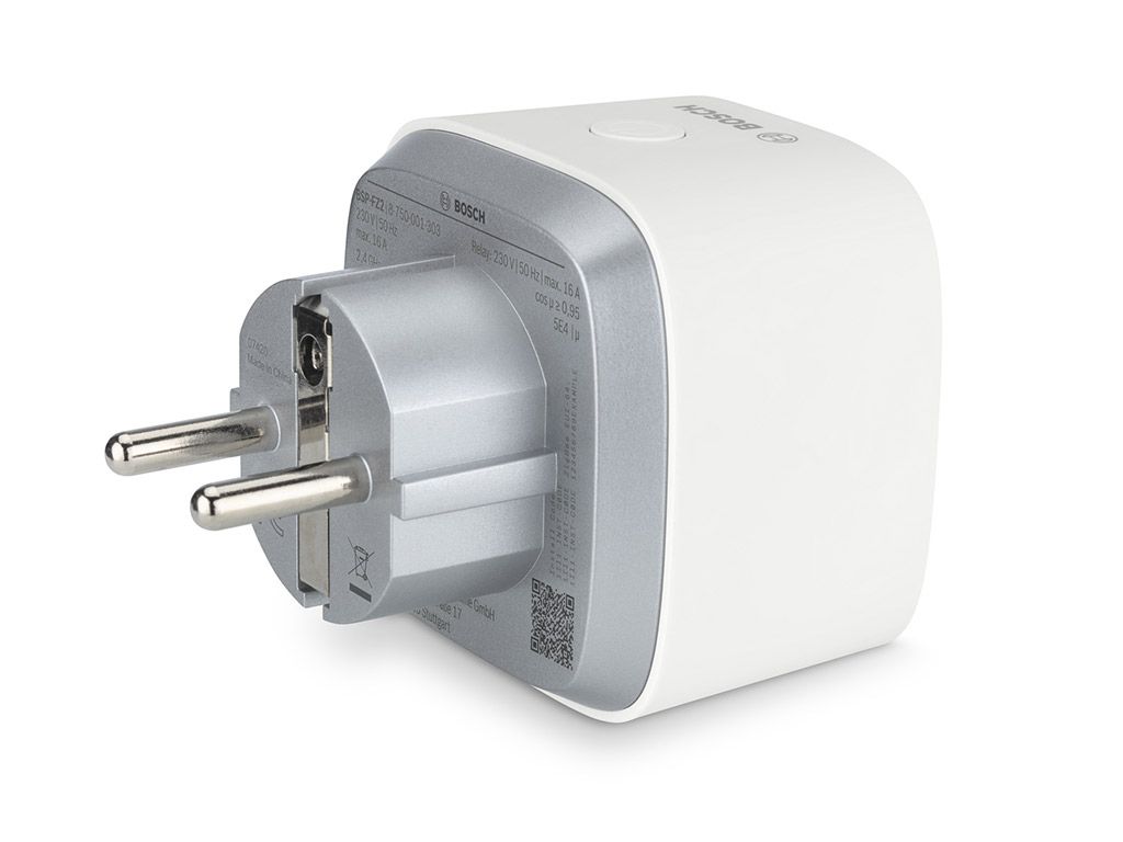 Bosch 8750001300 Smart Home Funk-Zwischenstecker mit Energieanzeige, 60x60x83 mm