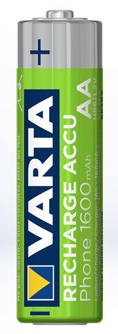 Varta ACCU Batterien Phone 58399 AA/Mignon Akku 1600mAh 2-Stück