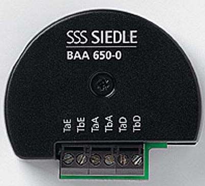 Siedle BAA 650-0 Audio-Auskopplung, Einbaugerät