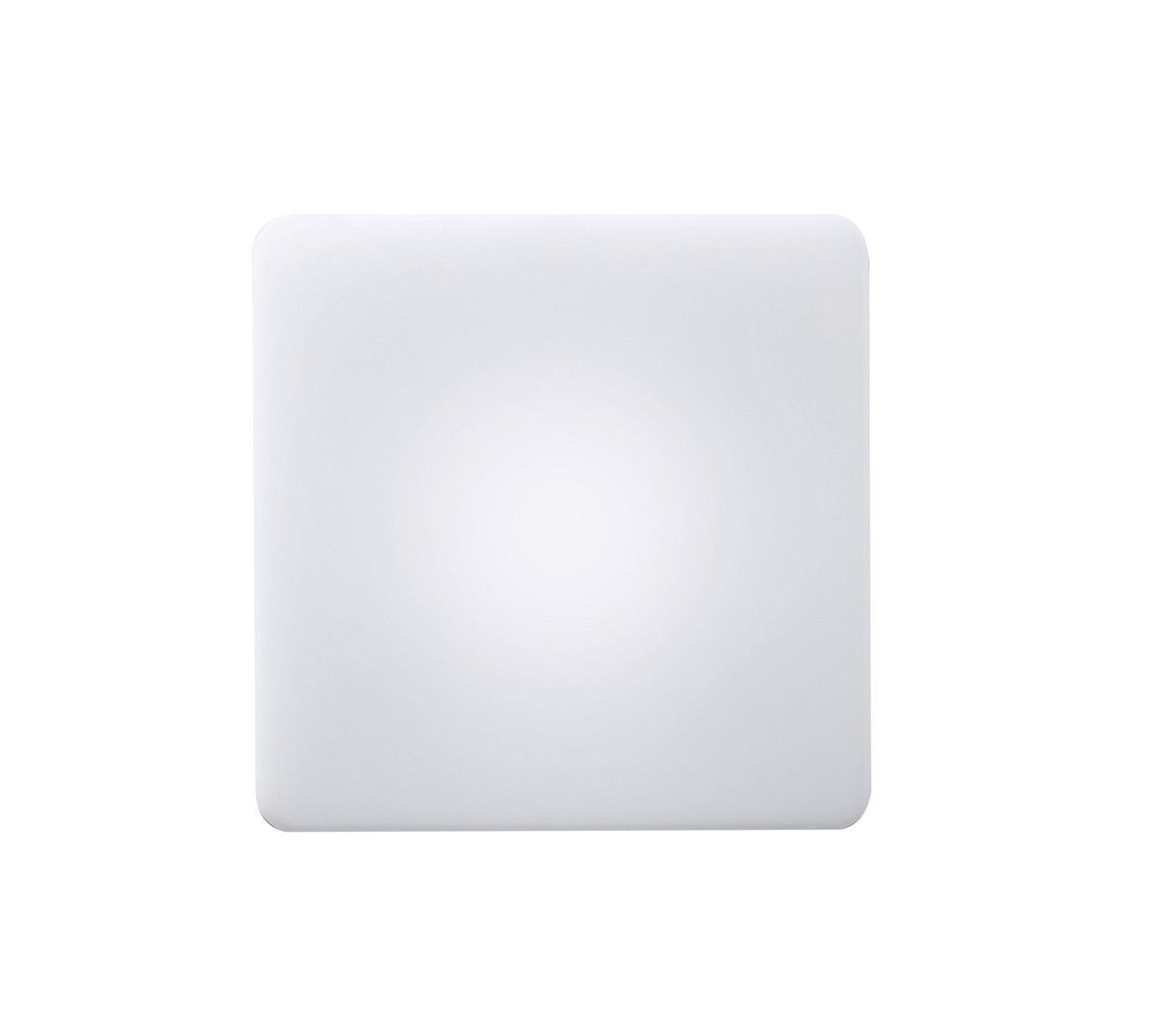 Heitronic 500573 Wand- und Deckenleuchte Pronto, eckig, 18 W, 3000 K, IP54, 280x280 mm, weiß