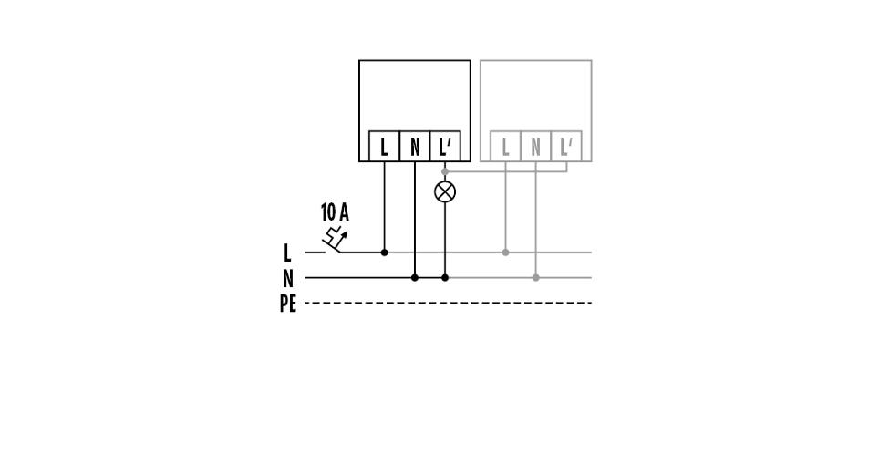 ESYLUX EM10015311 Bewegungsmelder RC 230i, 230°, IP54, weiß, fernsteuerbar, 230° Erfassungsbereich, Nulldurchgangsschaltung, Unterkriechschutz