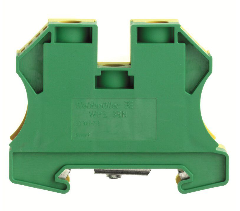 Weidmüller WPE35N Schutzleiter-Reihenklemme 35mm², W-Reihe Kompakt