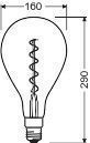 Ledvance 4058075091993 Vintage 1906® LED BIG GRAPE, 300 °, 4 W, 820, 300 lm, E27, nicht dimmbar