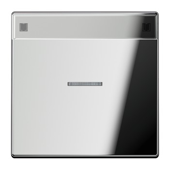 Jung GCR2990NAKO5 Wippe mit Lichtleiter, mit Schriftfeld, Metall verchromt, Serie LS, glanzchrom