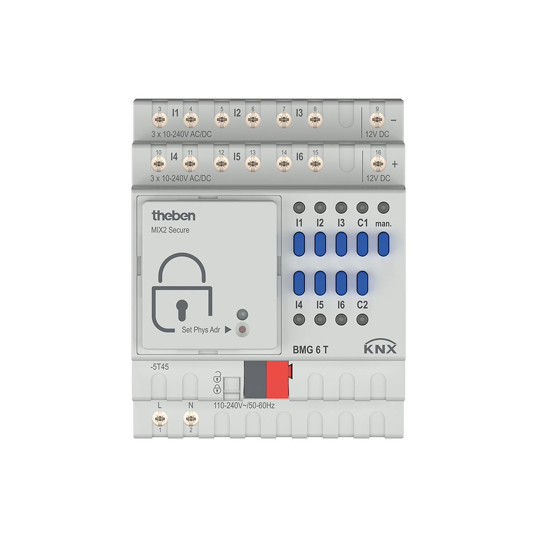 Theben 4930230 BMG 6 T KNX Binäreingang 6-fach, Grundgerät