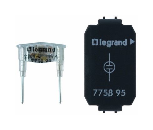 Legrand 775895 Glimmaggregat für Kontrollfkt. 230V/1mA