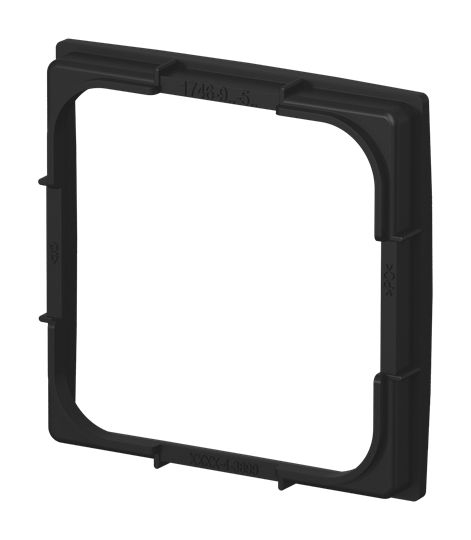 Busch-Jaeger 1746-915-101 Zwischenring 50x50 mm, Busch-balance SI, schwarz matt