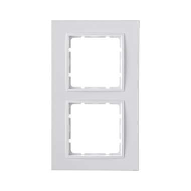 Berker 10126919 Rahmen 2-fach, B.7, polarweiß matt
