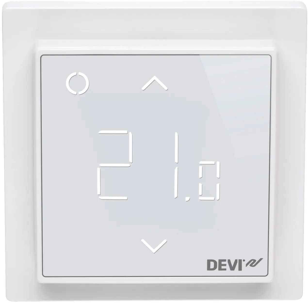 Devi 140F1140 DEVIreg™ Smart Raum.- und Fußboden Thermostat über WLAN App bedienbar, polarweiß