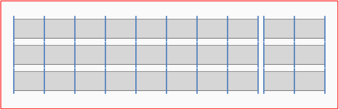 K2 E24-PV-SET3-UKF-30-S Unterkonstruktions-Set Flachdach Süd für 30 Module (ca. 12-13 kWp)