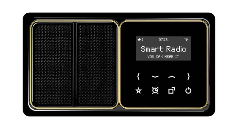 Jung DABCDSW Smart Radio DAB+, Serie CD, schwarz