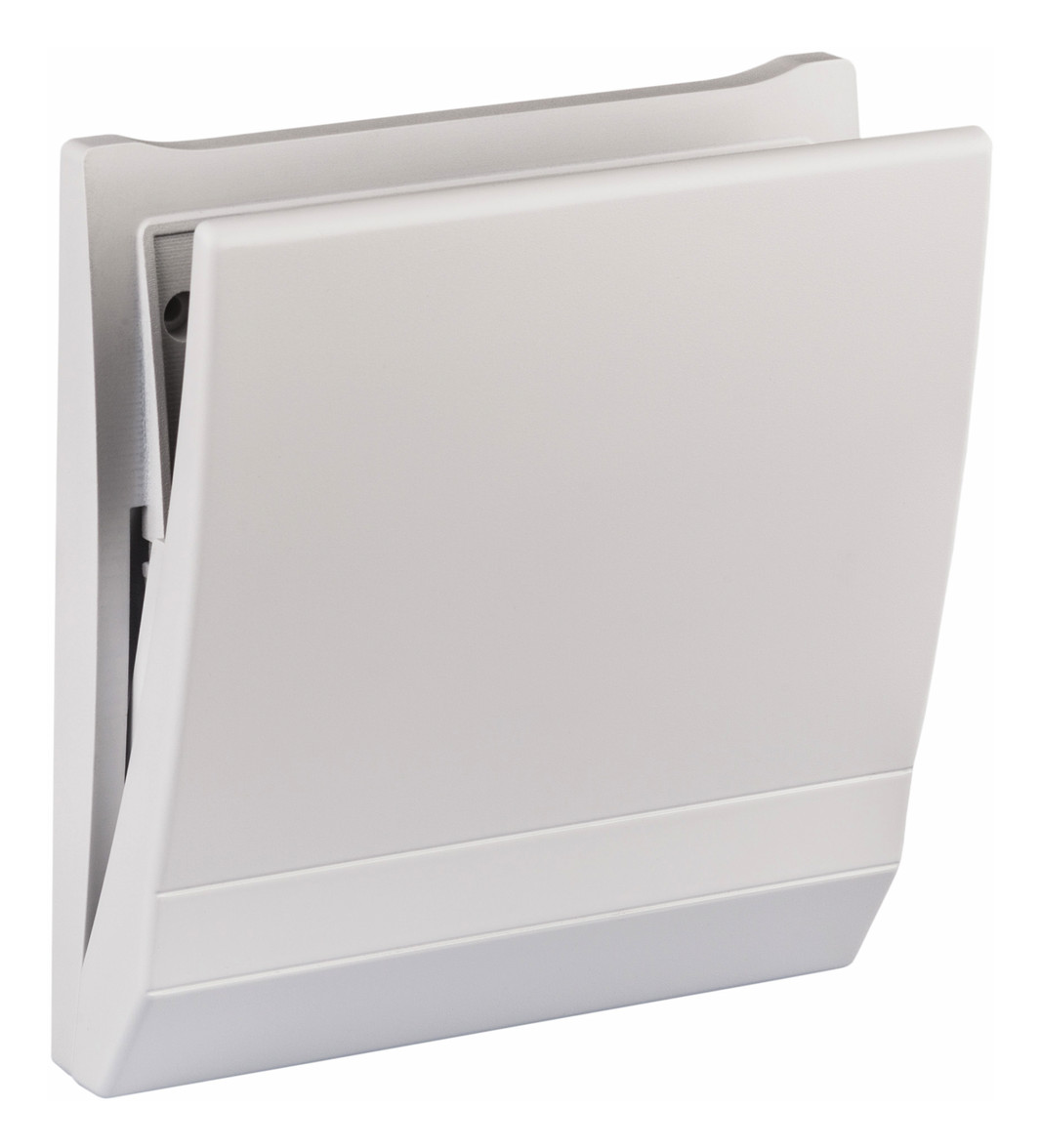 Lunos 040088 Komfort Innenblende 9/IBG im Glasdesign für Lüfter e², ALD, ALD-S, AB30/60, RA15-60, mechanisch verschließbar, weiß